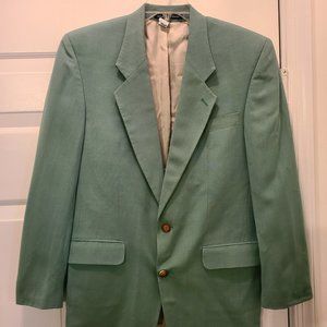 Biella Collection Britches of Georgetown Men's Jacket Blazer Size 38R Green VTG